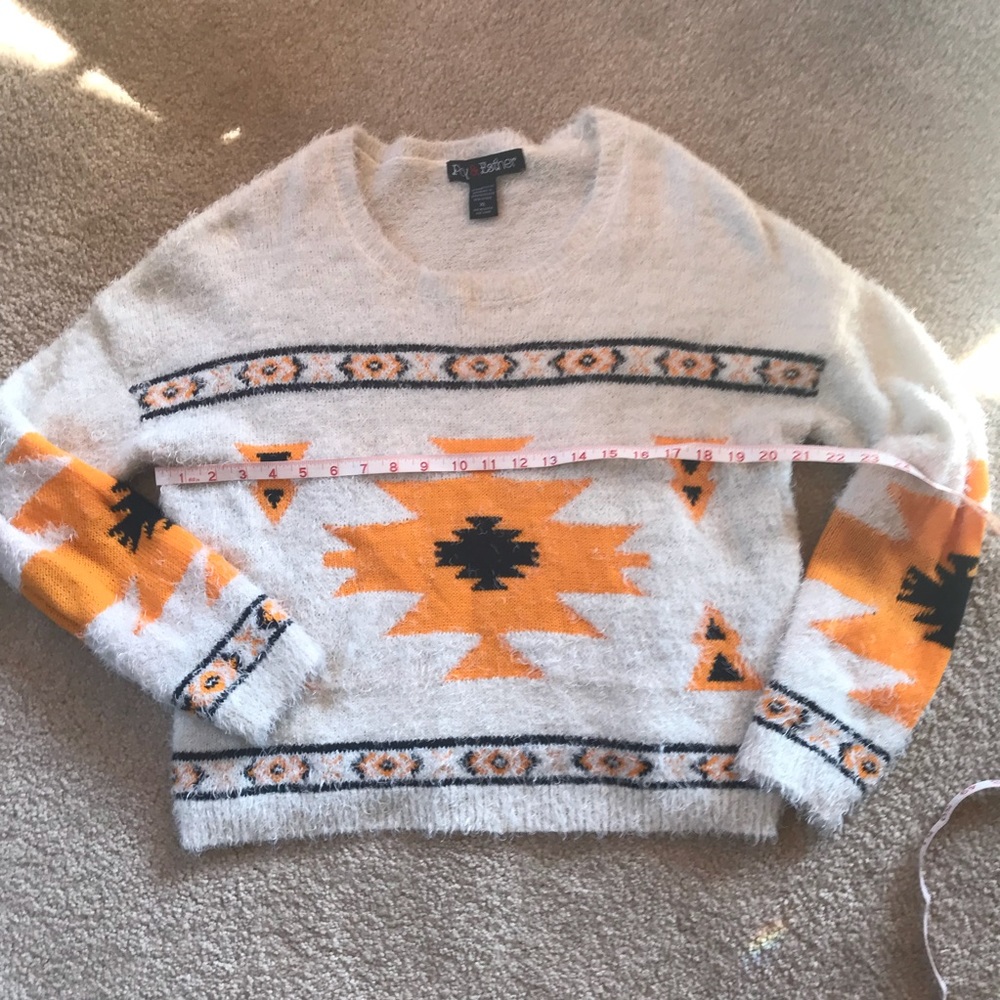 Sweater, Aztec/ Indigenous/ Native Print - image 2